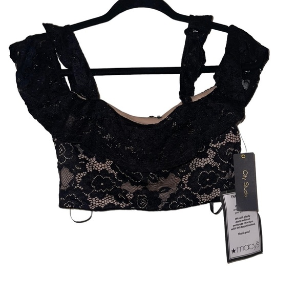 NWT Juniors size 7 City Studio black crop top - Picture 1 of 9